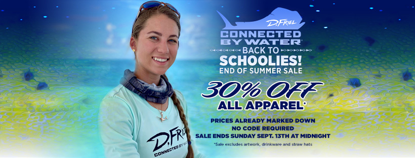 Only 5 Days Left For 30% OFF All Apparel – Connected By Water® Back to Schoolies™ End of Summer Sale! - mailchi.mp/connectedbywat…