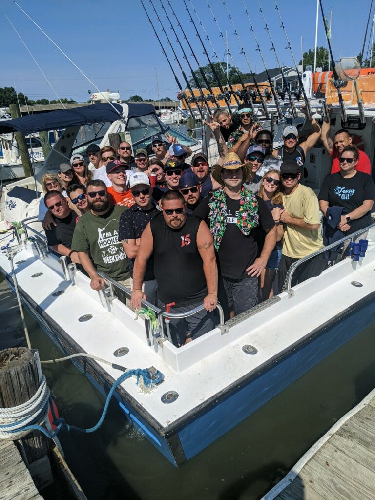 BenNalborczyk's tweet photo. Spend time with those you work hard with to make an unbreakable bond! #7thAnnualFishingTrip #PARwith31 #100MoreBackKeepingItGoing #NoFailNation https://t.co/yc2NydeTQa