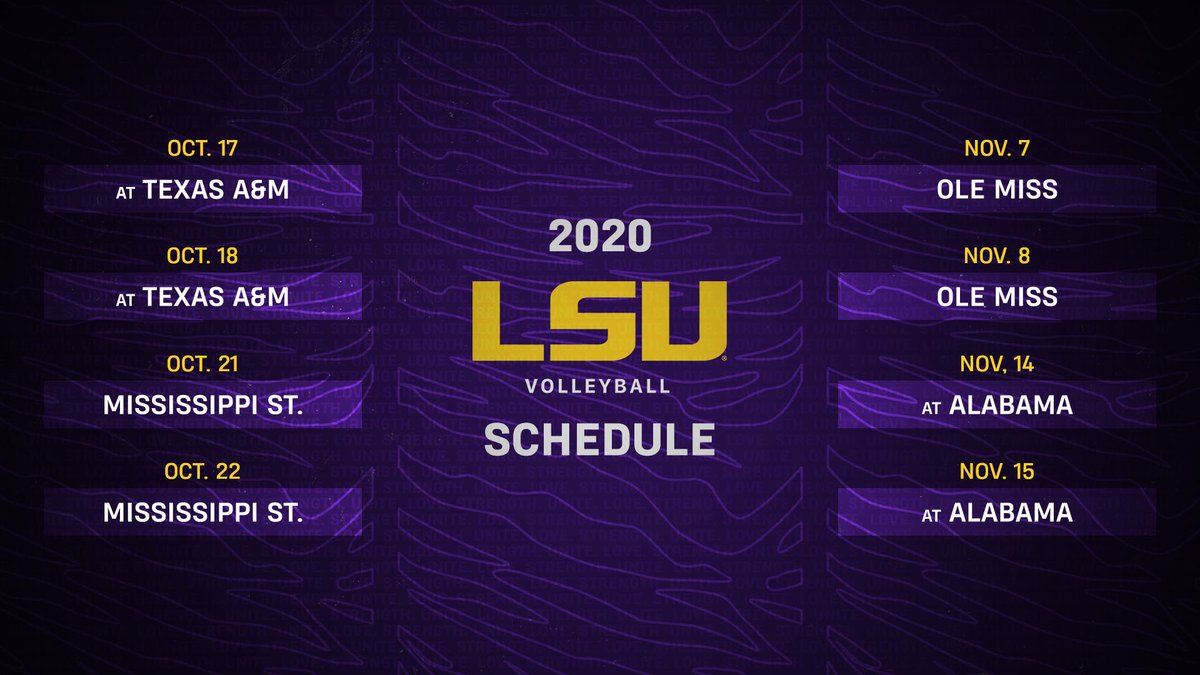 LSU Volleyball tweet media