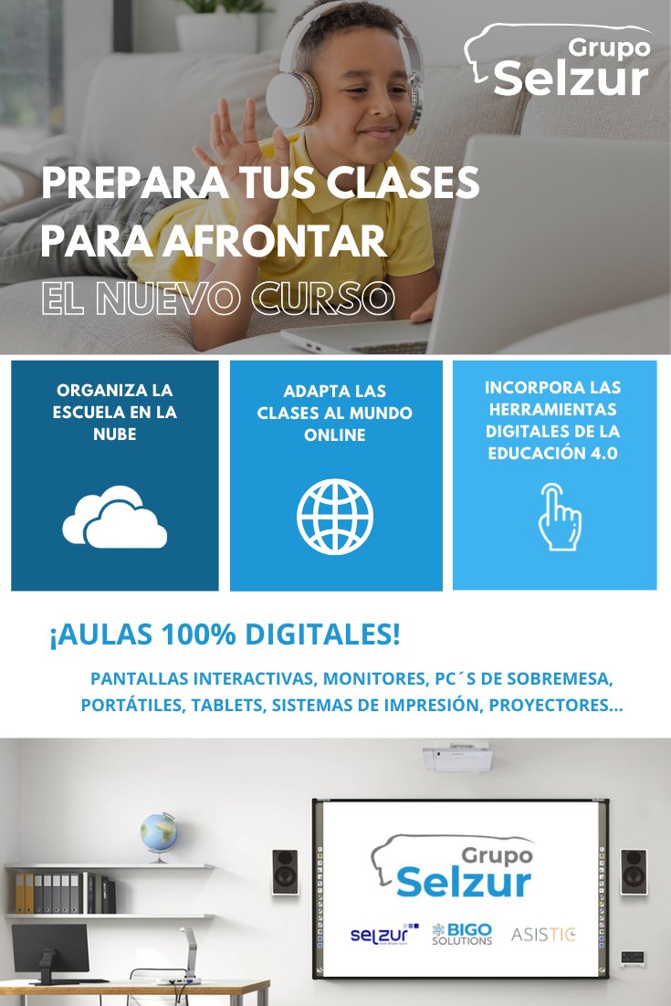 BigoSolutions's tweet photo. ➡️PREPARA TUS CLASES PARA AFRONTAR EL NUEVO CURSO.
En #BigoSolutions ofrecemos una variedad de tecnologías 🖥️ enfocadas a mejorar los #entornoseducativos.
Contáctanos y te ofrecemos las herramientas adaptadas a tus necesidades.
#transformacióndigital #evolucionasinlímite https://t.co/m6tSb6YAFT