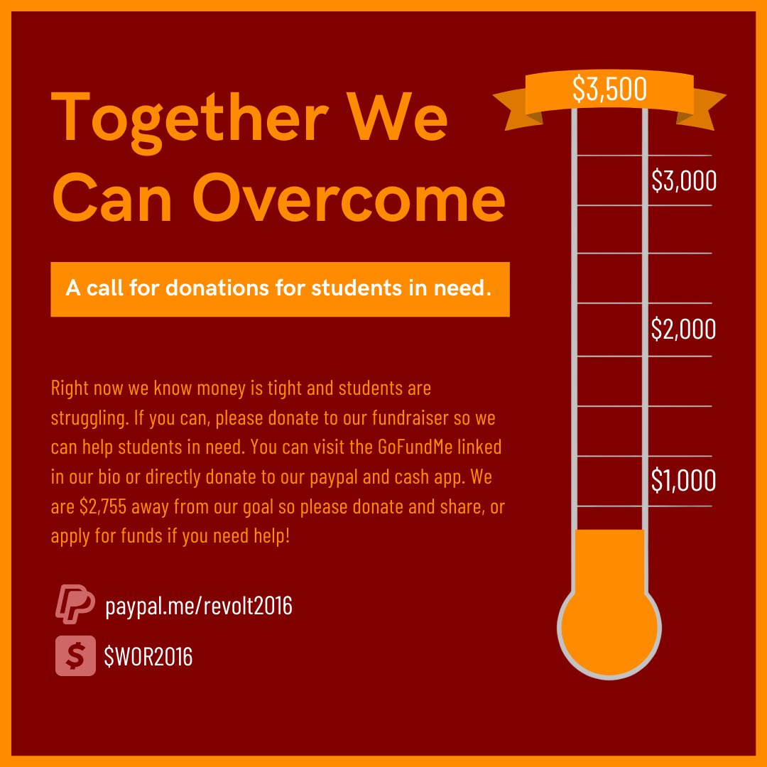 RevoltHU's tweet photo. Together with @zphibalpha @huhps and @loqsc we‘ve been raising funds to help students through this hard time. So far we have raised $745, and given away two stipends of $350 each. If you can, please donate to our GoFundMe so we can help even more people https://t.co/C14G8L6kSR https://t.co/jm6OQX2Hqh