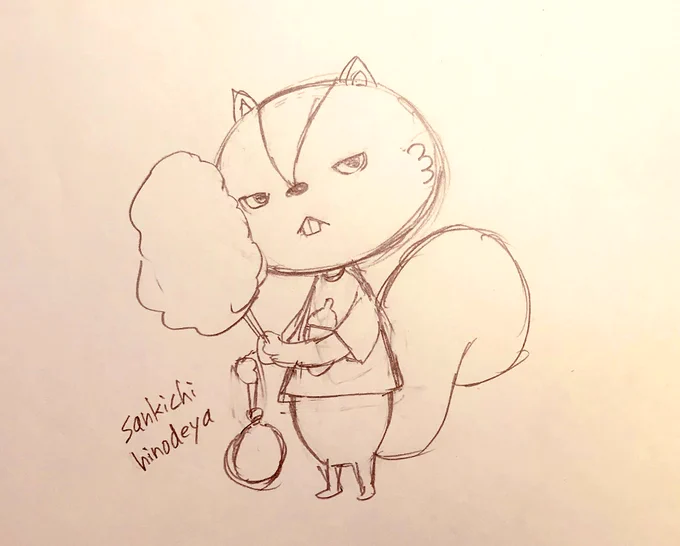 だいぶ前に描いたサマーウォーズの絵が出てきた。映画見た頃とかかな? 