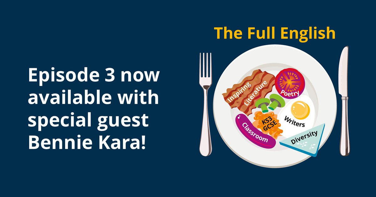 PearsonEdexcel's tweet image. Episode 3 : Diversity is not a bolt-on, is out now! This month we're excited to be joined by deputy headteacher and co-founder of DiverseEd @benniekara 
Listen and subscribe here: pear.sn/z8dI50Az5L2 
#englishteaching #podcasts #diversityinlit #diversity #edupodcast