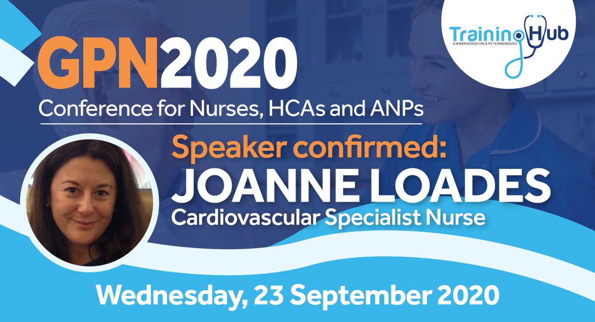 cptraininghub's tweet photo. For an informative & inspiring day, join us for #GPN2020! Amongst our fab line up of speakers is @joanne_loades ensuring we really get to grips with Hypertension. Register for your place at https://t.co/UxkbUVJ4VV
#GPN2020Conference #CPTrainingHub #Nurses #HCA #ANPs #AHPs https://t.co/9E0O7PPuMU