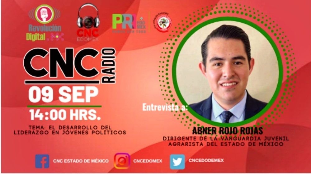 VJA_Edomex's tweet photo. Hoy no se pierdan en #CNCRadio a nuestro Presidente Estatal @AbnerARojo👇🏻

⏰ 14:00 horas 

🔴 Facebook: La Señal del PRI 

👉🏻https://t.co/ze2mZCi09S👈🏻

             ¡No se lo pierdan! https://t.co/lyMwfGMvki