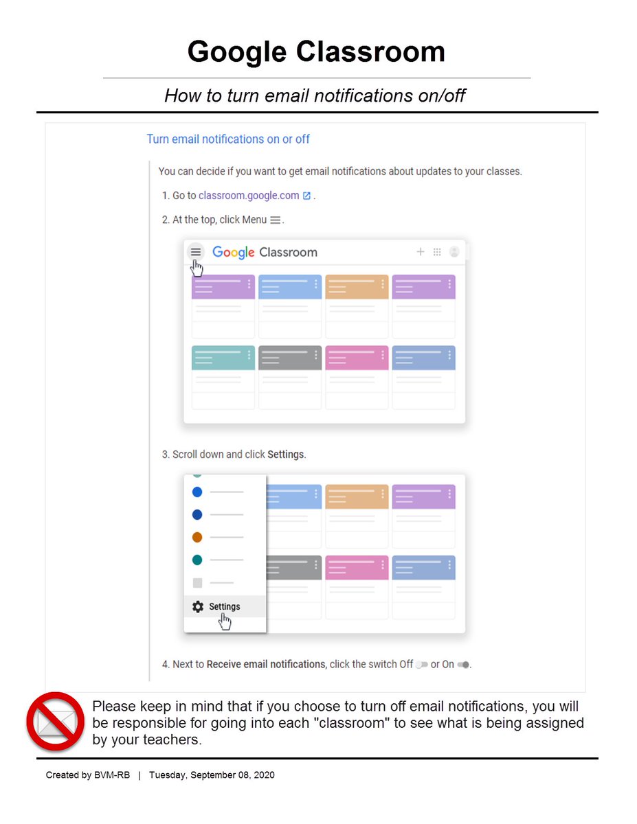 Our students were feeling overwhelmed with emails, so I shared this with parents. <a href="/wearebvm/">Bonita Vista Middle School</a> #suhsd