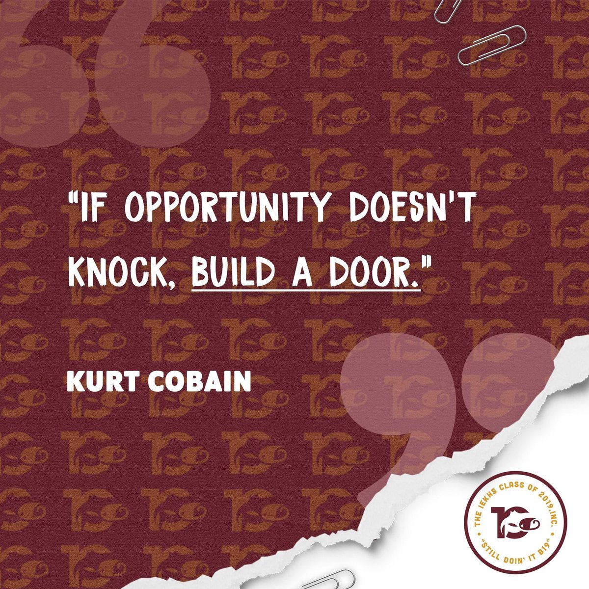 iekhs2019's tweet photo. Wisdom Wednesday 🧠
___
#StillDoinItB19 #usvirginislands #iekhs #iekhs19 #iekhsclassof2019 #iekhs2019 #stthomasvi #iekhspride #iekhsgraduation #iekhsalumni #motivation #wisdom #wednesday #wisdomwednesday #wordtothewise #oppurtunity #quote https://t.co/bTByW3dQvx