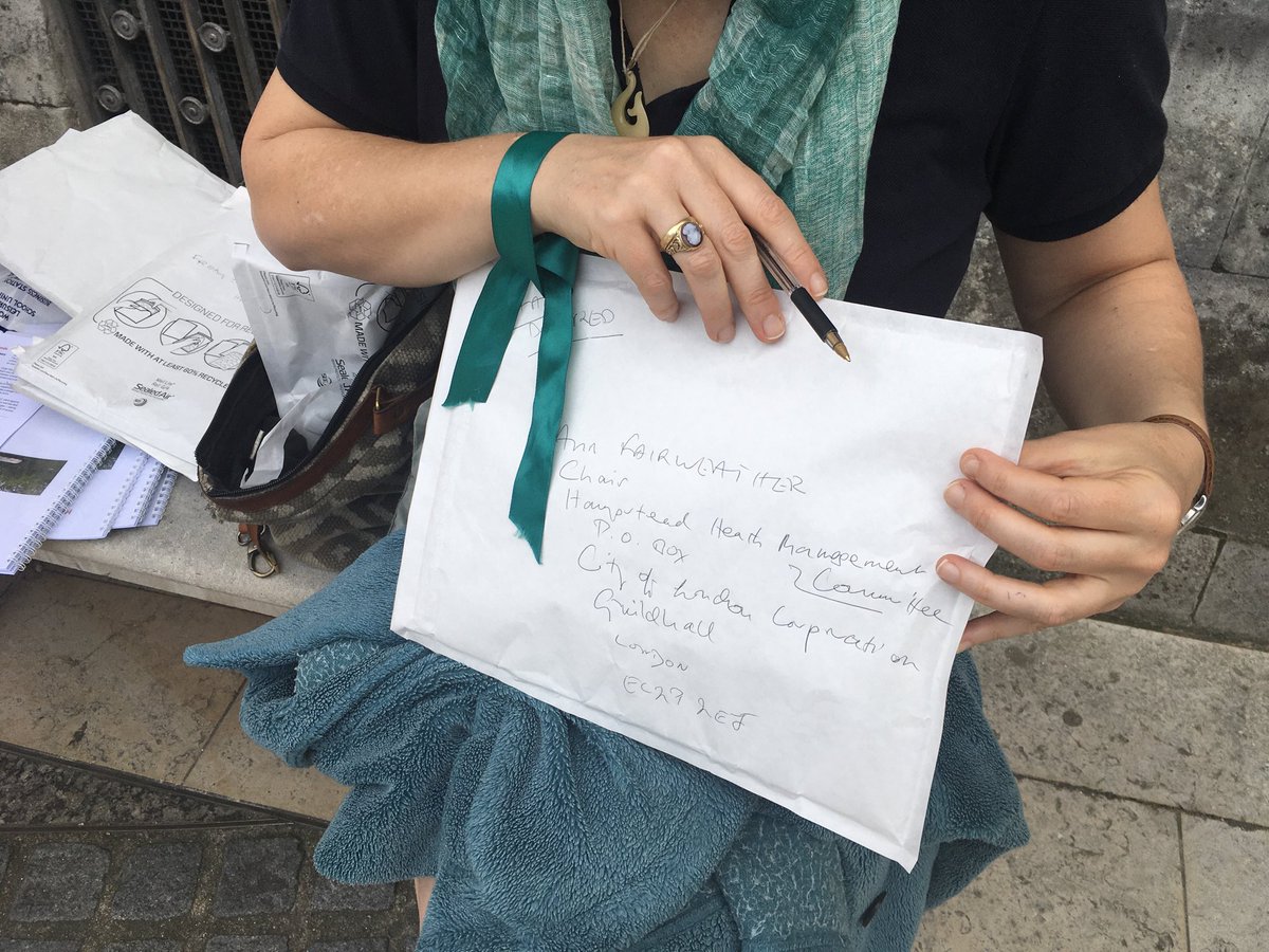 saveourponds's tweet photo. SWIMMERS’ SURVEY REPORT DELIVERED to @cityoflondon @CityCorpHeath today. Keep #hampsteadheathponds #freefromcompulsorycharges #socialprescribing #pondsnotprofit https://t.co/67dvEskF6G