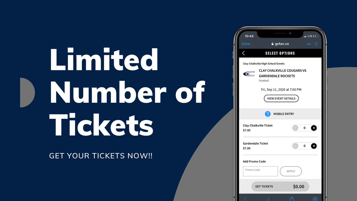 CCHSfootbal's tweet photo. Tickets are available now! Here’s the link https://t.co/IqJurwiA0h . There will be a limited number of tickets sold. 

#unmatched https://t.co/KPfazY3kMZ