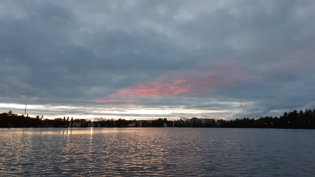 rruokone's tweet photo. @VesaVanninen Meloin eilen illalla kaksi kertaa #Vähäjärvi'n ympäri. #Vesirutto'a ja muuta kasvillisuutta (mm. #ulpukka'a) oli runsaasti lähempänä rantoja. Muutaman vuoden takaiseen edelliseen (souteluun) verrattuna huomattavasti enemmän. Vesi muuten hämärässä sinilevätöntä ja melko kirkasta. https://t.co/YDZFDR45d5
