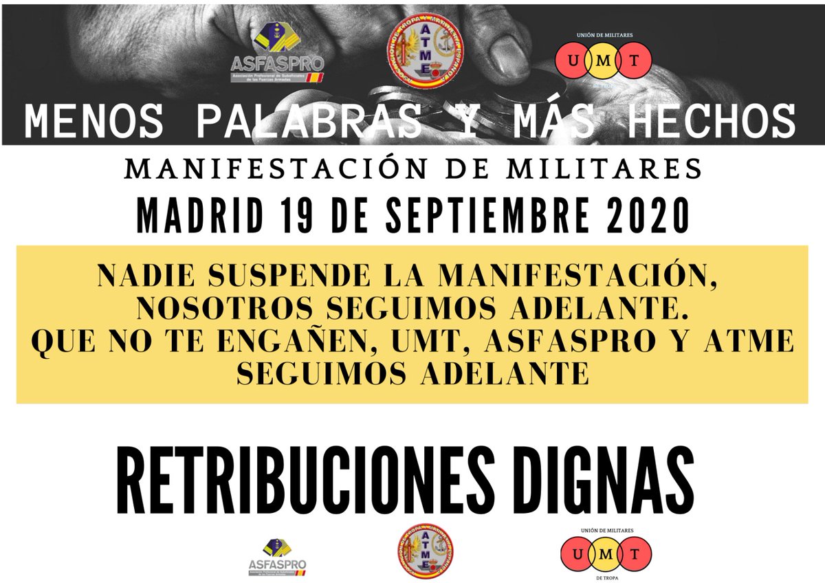 Unión de Militares de Tropa-UMT tweet media