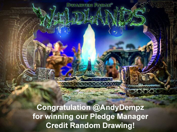 dwarvenforge's tweet photo. Drum roll please! We are happy to announce that @AndyDempz (twitter) has won our random drawing social give away for pledge manager credit! Thank you so much to everyone who participated!
#dfwildlands #WildforDF https://t.co/lpLmDcSXBH