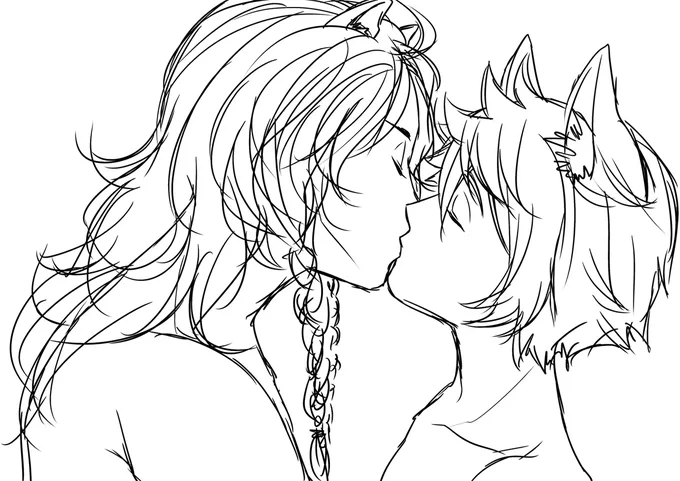 #twst_BL レオラギ

寝る前落書き 