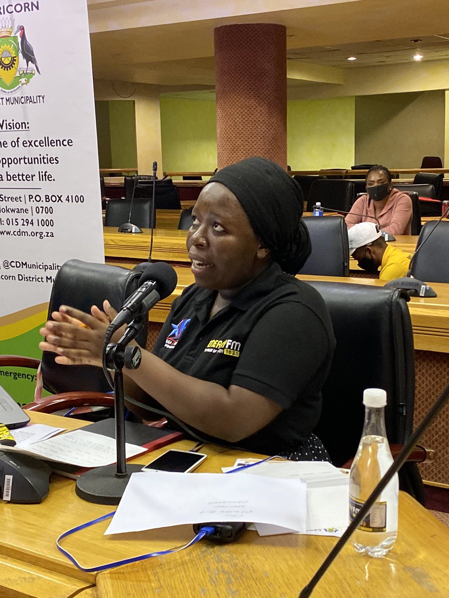 MLMunicipality's tweet photo. The Mayor of Molemole LM today takes part in the Capricorn District Virtual District Imbizo. Please tune in and take part. https://t.co/7Cp6qoQ3gv