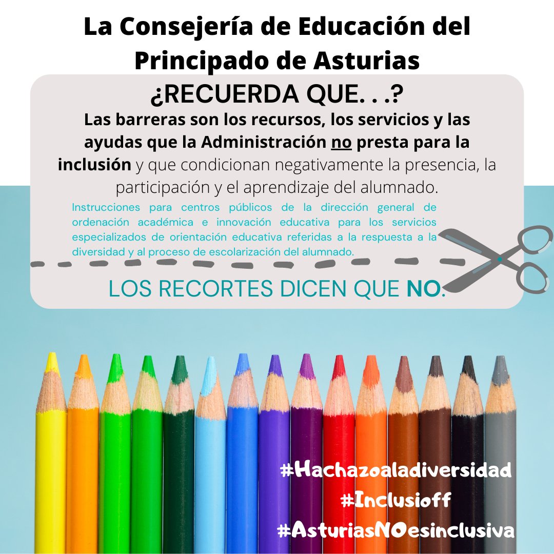 DAFNEPEREZSUAR1's tweet photo. #HachazoALaDiversidad 
#inclusioff 
#AsturiasNoesinclusiva https://t.co/UL3HAwrld6