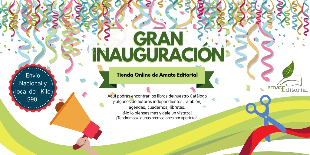 EditorialAmate's tweet photo. ¡Por fin llegó el día, gran apertura de la tienda online de Amate Editorial!
¡No lo pienses más y dale un vistazo! Visita nuestra página web https://t.co/DTIorBJ29O
Quédate pendiente de nuestras historias en los próximos días ¡Tendremos promociones por apertura!
#tiendaonline https://t.co/ZfLWl4LYM2