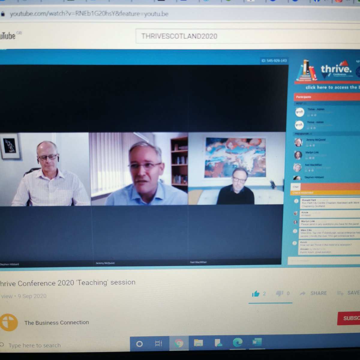 TBCAberdeen's tweet photo. Our very first Fireside Conversation was hosted this afternoon on the #thrivescotland2020 online national conference. If you missed it, here's the π to watch on YouTube
https://t.co/HTXL7rHssR
#TEACHING #THRIVE2020 #Aberdeen #Dundee #Edinburgh #Glasgow #Perth #ScottishHighlands https://t.co/uiW1V1SvUf