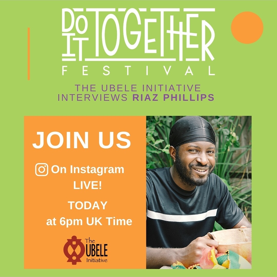 ubeleinitiative's tweet photo. 👉🏾 Join us live Today! at 6pm via our Instagram https://t.co/nSJuJitCVe
👉🏾 We'll be interviewing @riazphillips who raised over £30K for @majonzifund
👉🏾 Find out why you Must register for your Free ticket to the Do It Together Festival
#ubeleditfestival #communitycomfort https://t.co/vpOWdl7Pxn