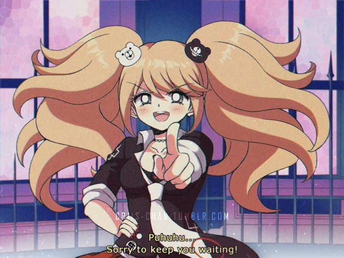 Danganronpa but it's 90's anime ✨✨ 