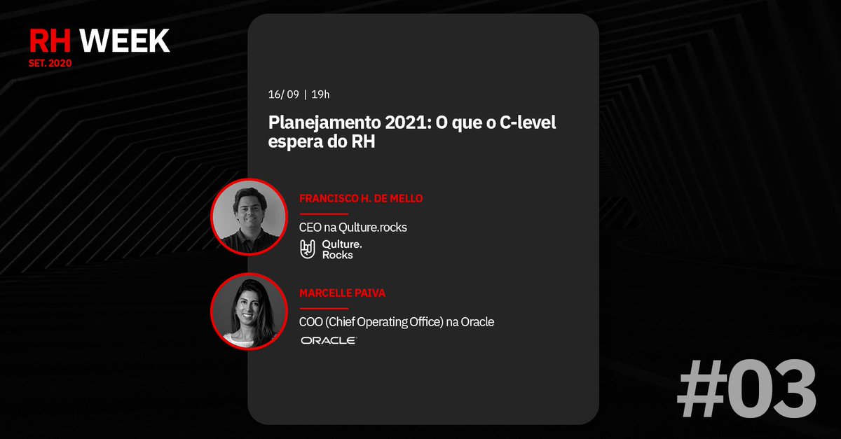 escolaconquer's tweet photo. Confira os convidados de peso do terceiro dia da #RhWeek: https://t.co/6bcT2kDfHZ