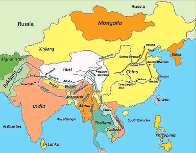 TIBET remains at the CORE of the China-India divide.China made itself India's neighbour by gobbling up Tibet.India must refer to the Himalayan frontier by its correct historical term — the "Indo-Tibetan border."Tibet shares border with India, Nepal, Myanmar(Burma) & Bhutan.