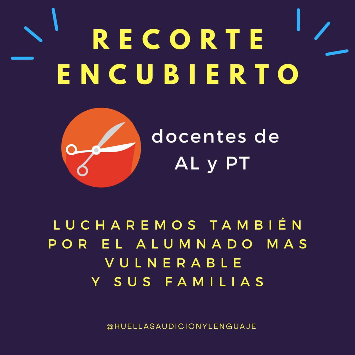 HuellasAyL's tweet photo. CONVOCATORIA DIGNA para responder a la diversidad. Acompañar, asesorar e intervenir en los centros a los que PERTENECEMOS @AdrianBarbon
@laventana @GobAsturias
 @educastur #AsturiasNOesinclusiva
#inclusiOFF
#HachazoALaDiversidad 
#sinapoyosnopuedo https://t.co/lT5zwSeki4