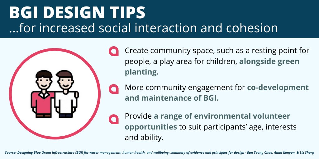 Nature brings communities together.Creating play areas in  #greenspaces and providing environmental volunteer opportunities for all ages can give citizens a sense of ownership over local spaces and connect communities. From the report:  https://northsearegion.eu/media/14560/bgi-and-health-report.pdf