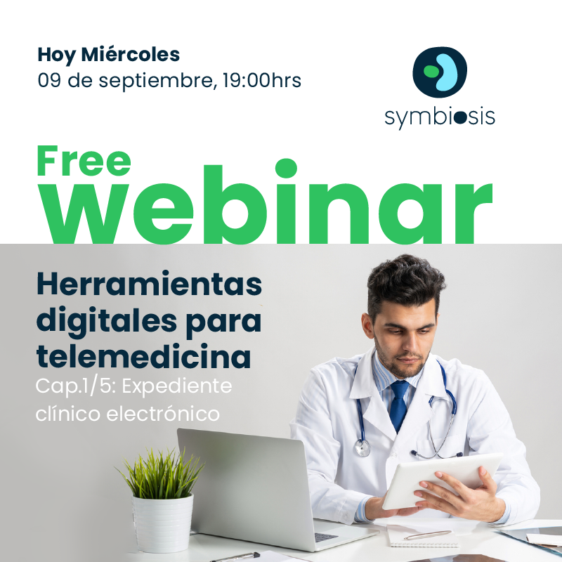 Symbiosissalud's tweet photo. ¡No te pierdas el evento de hoy! Ahora más que nunca, es necesario conocer las herramientas digitales que puedes utilizar para adaptar tu práctica clínica a las necesidades de la población. Regístrate en: https://t.co/5EyTOqOwg7 https://t.co/Id0XkHEBqs