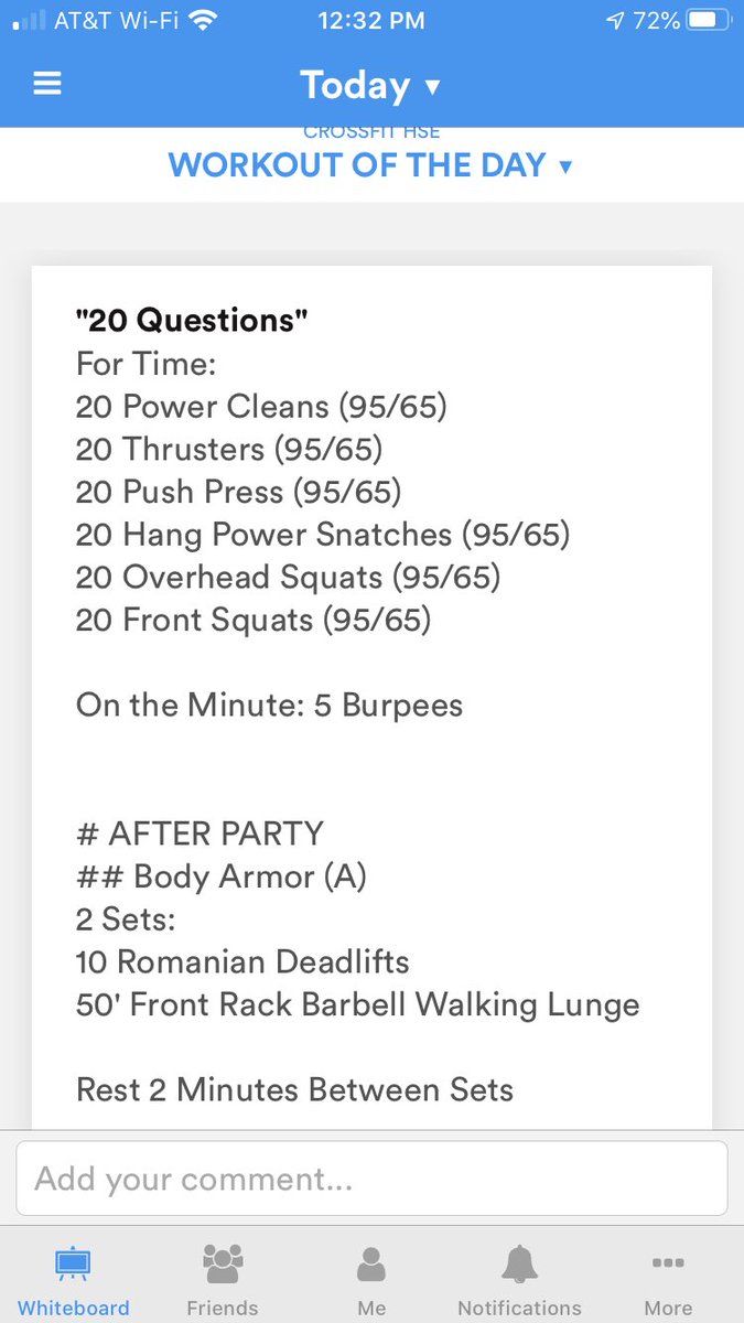 AndrewThrasher's tweet photo. Well this will be fun later #IHateBurpees https://t.co/98VtvK4Cke