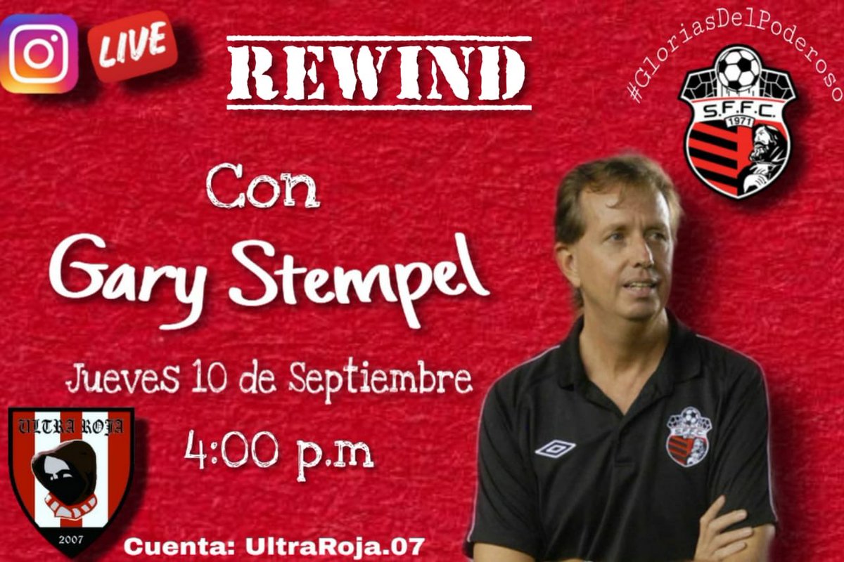 UltraRoja07's tweet photo. Este jueves de #GloriasDelPoderoso tendremos un Live IMPERDIBLE para todos los Monjes, estará Sir #GaryStempel 💪😎🇦🇹🔥
@sanfrafc_pa @LocosxelSanFra @chicas07ultras
#MonjeSoy #MonjesHastaLaMuerte #LaBandaDelRojo #UR07
😎🇦🇹🎺🥁🎷🇦🇹😎 https://t.co/kSZ2nTNjPP