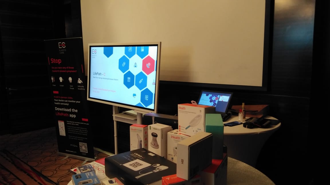 elasticcare's tweet photo. Elastic Care team did a presentation at J. W. Marriott, Pune, India to Physicians. Many thanks to Dr. Aniket Joshi, Dr. Sumeet Agarwal, Dr. Nitin Patil, Dr. Shiv Mehta, and Mr. Rahul Deo for attending and providing great feedback on our Remote Patient Monitoring Platform. https://t.co/77okanokFo