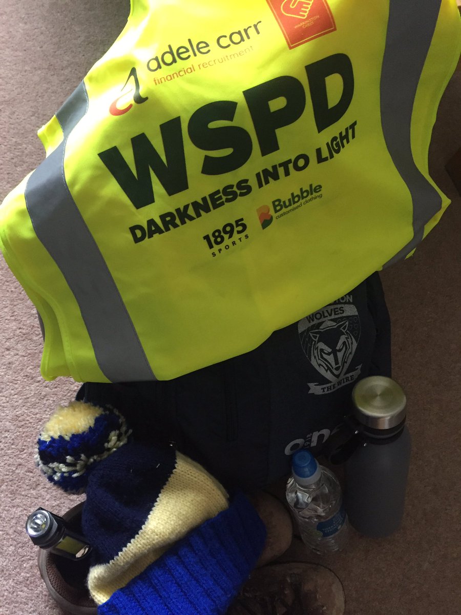 A journey starts with a well packed rucksack 🎒 &amp; tonight’s #WarringtonCares Darkness Into Light Walk wouldn’t be possible without a little help from our friends <a href="/1895Sports/">1895 Sports 👕</a> <a href="/BubbleCustom/">BubbleCustomClothing</a> @AdeleCarr_ <a href="/DaveApp/">Dave Appleton</a> <a href="/Marie_L_Hall/">Marie Hall</a> <a href="/GoldenSquareUK/">Golden Square</a> #NoMore94 #WSPD2020 🔦🚶‍♂️🚶🏼‍♀️🐺 <a href="/MoveMENt_WA/">MoveMENt_WA</a>