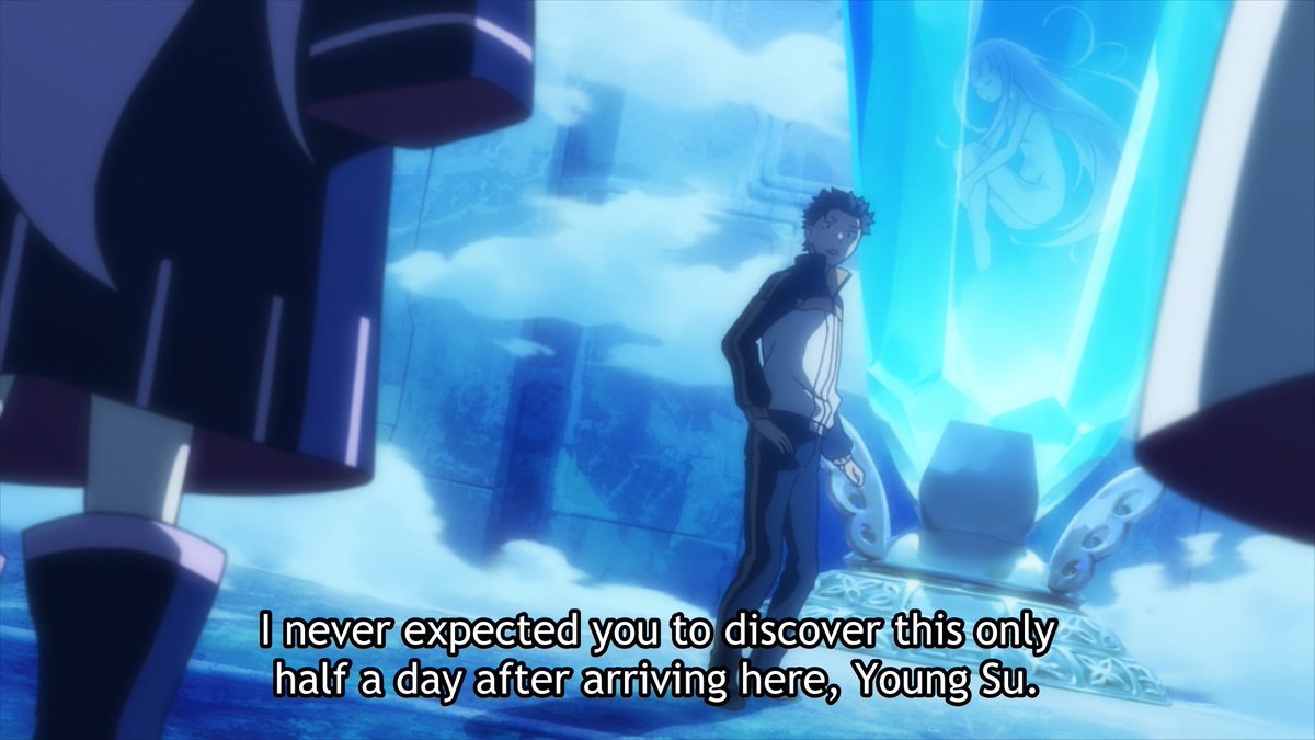 Alright, time to talk about what the HELL is going on with Ryuzu. My previous theory is feeling a lot more accurate about how Echidna desires to come back to life, not so humble brag, and this is how. She's horcruxing Ryuzu, with the body in the crystal being her new main body.