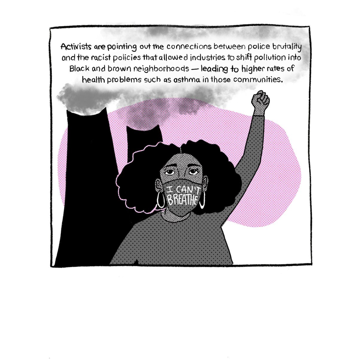 As the protest movement against anti-Black racism and police brutality continues, activists are pointing out more of the connections between policing, pollution, and climate change. (2/9)