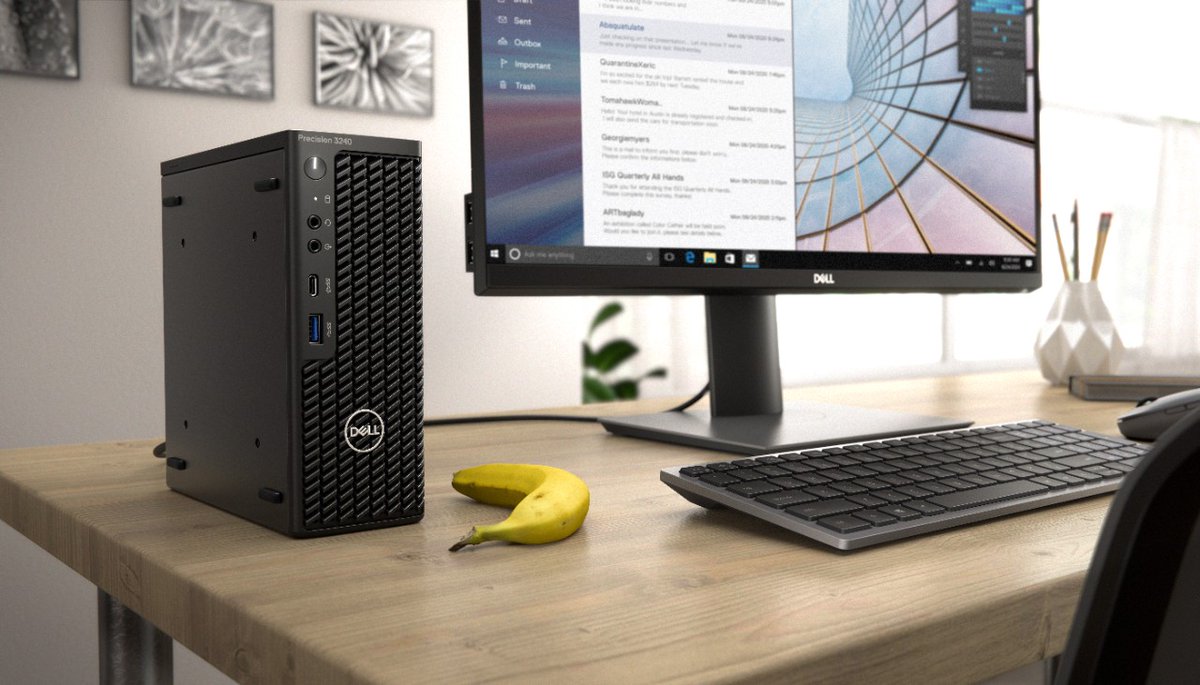 Stump25's tweet photo. Dell Precision 3240 Compact: An Ultra-Small But Powerful Workstation For All - Direct2Dell https://t.co/JbaQbuMPRb #Iwork4Dell https://t.co/23FqQ6VvYX