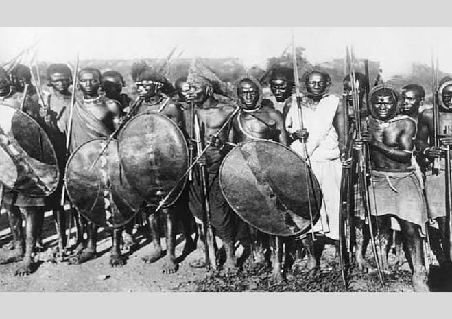 Thus, armed with arrows, spears, and doused with Maji Maji water, the first warriors of the rebellion began to move against the Germans, attacking at first only small German outposts, such as at Samanga, and destroying cotton crops.