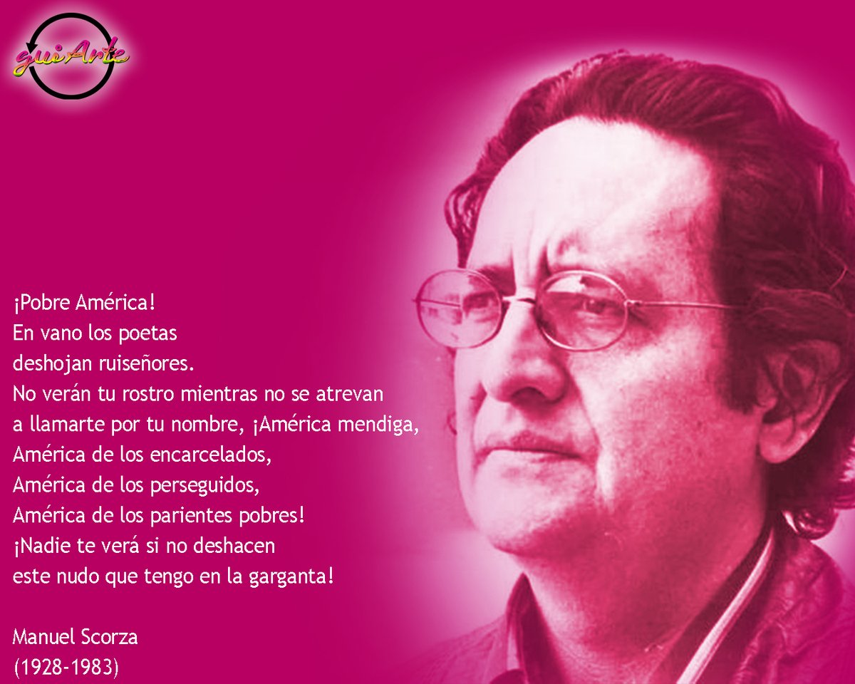 guiarteperu's tweet photo. Un día como hoy en 1928 nacía Manuel Scorza.
#Scorza92 #guiArte #efemerides #literatura #peru https://t.co/wwPmv73rHf