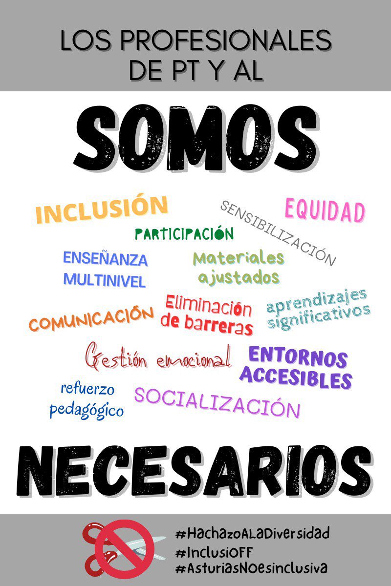 pedagogade's tweet photo. #HachazoALaDiversidad #asturiasnoesinclusiva #inclusioff https://t.co/ZMdve2g3ME