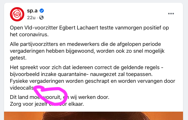 BramBoriau's tweet photo. De #naamswijziging van @sp_a naar #VOORUIT sloop de laatste maanden al subtiel in tal van social posts. 

Los van SEO beslommeringen vind ik het wel goed. Het is ambitieus maar refereert ook naar de historisch wortels van de beweging. Slim ook dat het een slogan en brand in 1 is. https://t.co/xiMLXocKTP