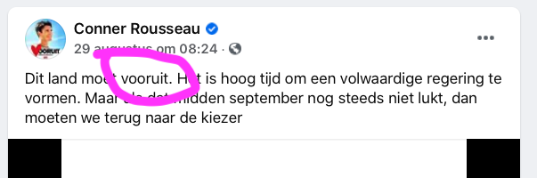 BramBoriau's tweet photo. De #naamswijziging van @sp_a naar #VOORUIT sloop de laatste maanden al subtiel in tal van social posts. 

Los van SEO beslommeringen vind ik het wel goed. Het is ambitieus maar refereert ook naar de historisch wortels van de beweging. Slim ook dat het een slogan en brand in 1 is. https://t.co/xiMLXocKTP