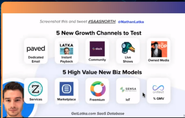 Peter Carson (@carsonpeter) on Twitter photo #SAASNORTH <a href="/Nathanlatka/">Nathan Latka</a> thanks for a great presentation. #SAASNORTH <a href="/Nathanlatka/">Nathan Latka</a> thanks for a great presentation.