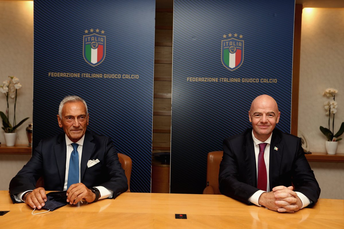 #Infantino in #FIGC: “Vicini all’#Italia, tutto il mondo vi guarda per come avete saputo reagire”
figc.it/it/federazione…
<a href="/RaiSport/">RaiSport</a>  <a href="/CorSport/">Corriere dello Sport</a>  @Sport_Mediaset