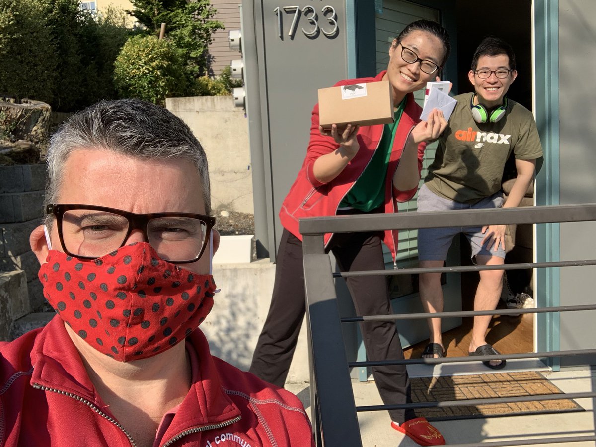 1st stop!  @BiancaHuQ who is our longest serving employee of 6 years. Delightful would not be what it is without her!   #Delightful8