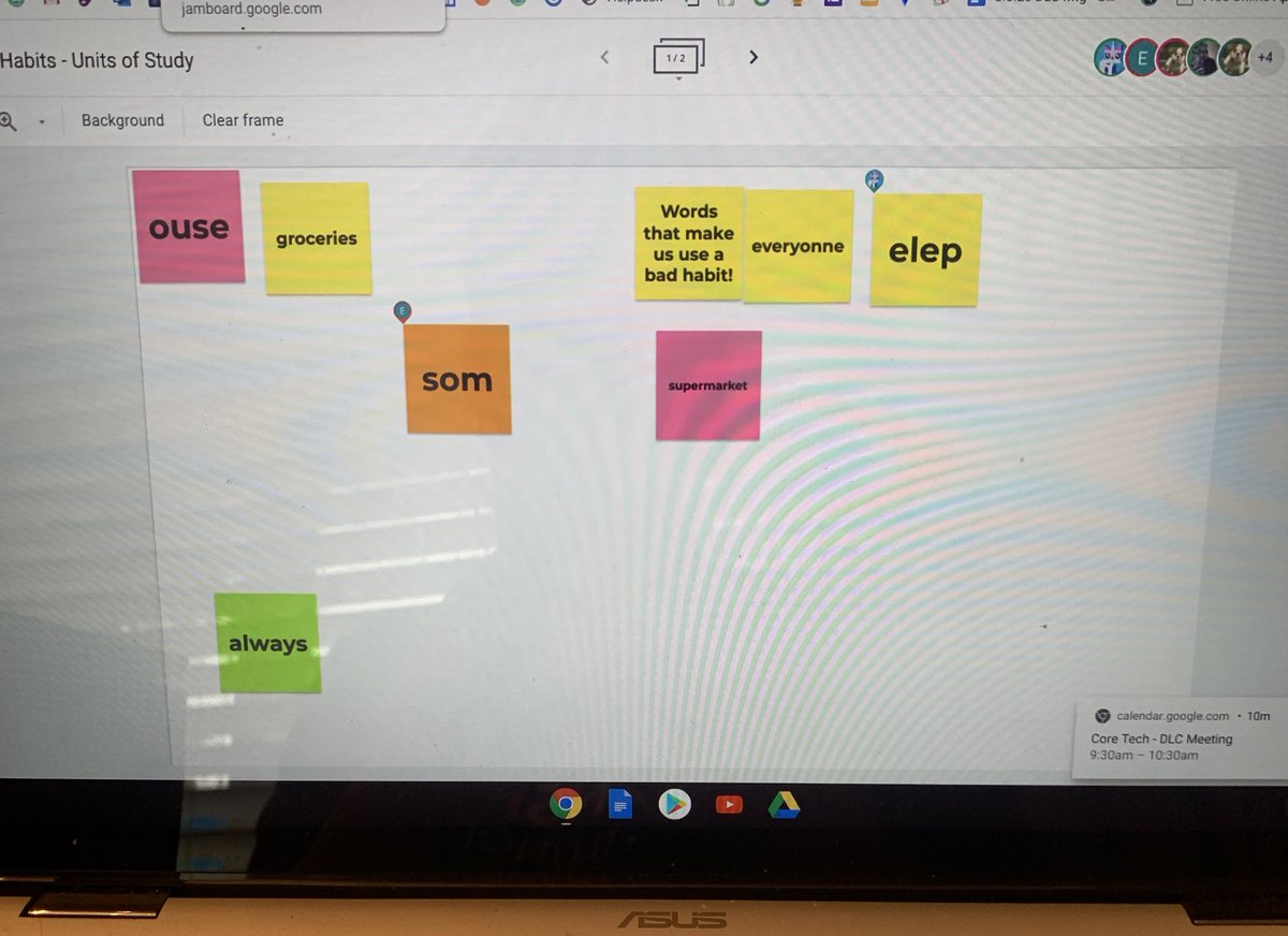 _MsPalucki's tweet image. First graders in Mrs. ODonnell’s class did an AMAZING job 💛 using @googlejamboard to tell us their favorite animal &amp;amp; to write down some tricky words during their #UnitsOfStudy independent reading time! @VHNelsonD63 #Interactive #collaboration  #Jamboard 🧡