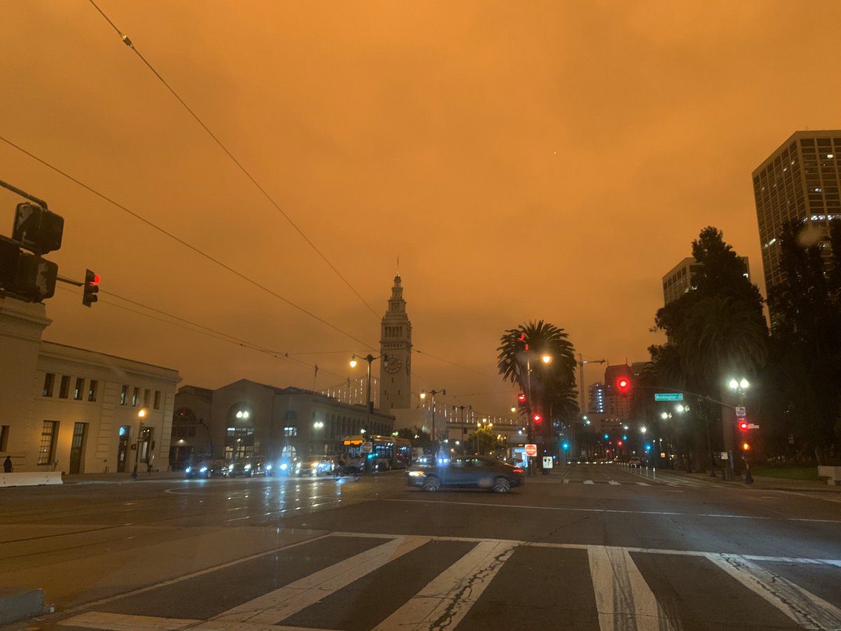 AndruMorris's tweet photo. Took these around San Francisco at 9AM. The photos somehow don’t even do it justice #BayArea @abc7newsbayarea https://t.co/GSX8PTiCFZ