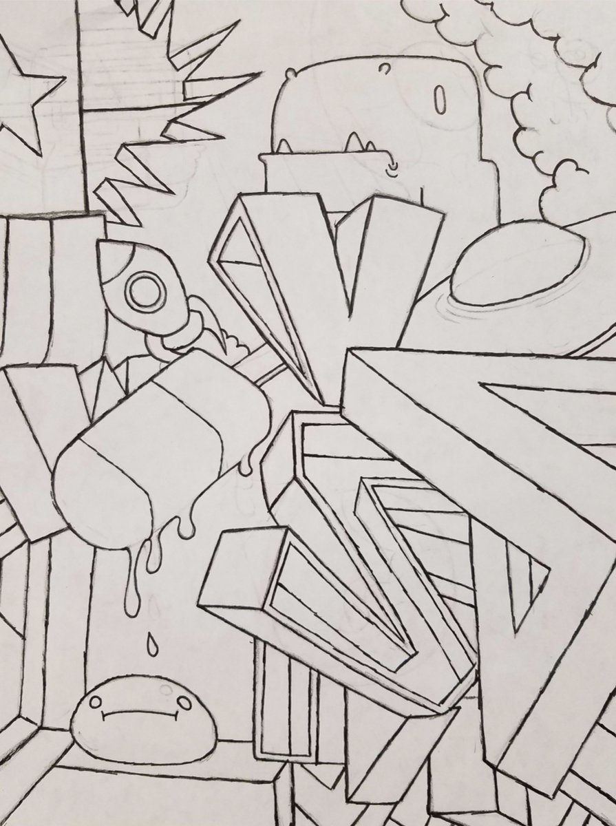 RhhsArt's tweet photo. Southside Elementary Parents! The RHHS Art students have created an E-Coloring Book that will be coming out some time next week! Here is a sneak peak at some the work that they have done: https://t.co/jyGBc6Xaws