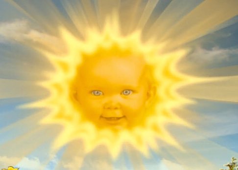 lbbhlangford's tweet photo. lol someone photoshop dylan & coles face on the sun from teletubbies im begging you https://t.co/L9Ymm2rZvH