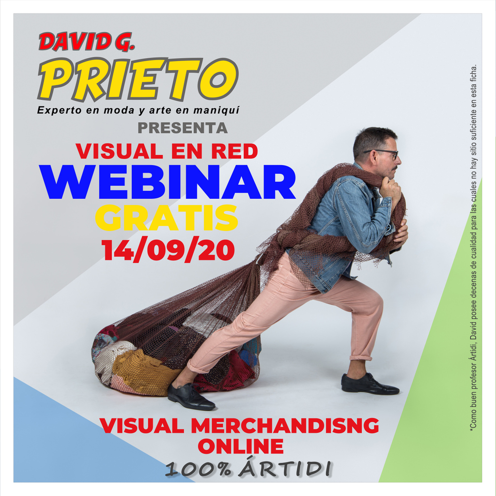 💖¿Te gusta la moda y el visual merchandising?
Dentro de nuestra campaña "Visual Merchandising Fashion &amp; Retail ONLINE", estamos preparando un WEBINAR GRATUITO el 14.09.
l8r.it/lKvB
📢 ¡REGÍSTRATE AHORA!
#visulamerchandising #escaparatismo #moda #cursoonline #vitrina
