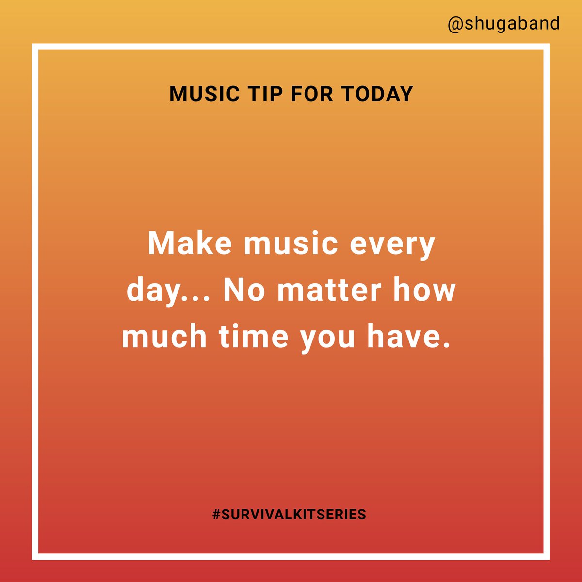 officialshuga's tweet photo. Practice is a tested and trusted way to attain perfection.

Mastery is in repetition!

If you love it, you will make time for it.

#Shugaband #ShugaLovers #Shugacares #musicfacts #musicNuggets https://t.co/hOUHNdAyBC