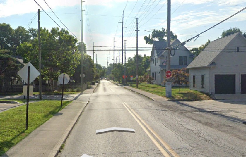 Where they can choose to stop, or not, at a special optional Stop sign. The stop signs in  @CottageHomeIndy are often treated as optional, I don't know what to do about that except keep yelling at drivers.